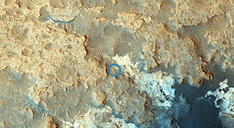 Curiosity Rover at Pahrump Hills