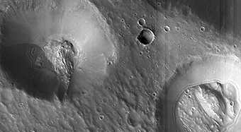 Craters near Nilokeras Scopulus