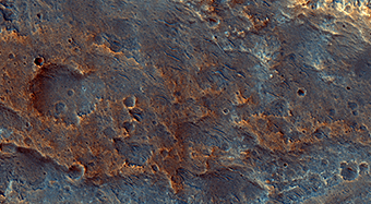 A Fan-Shaped Landform and Nearby Light-Toned Material