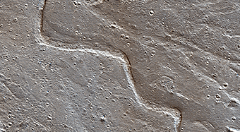 Sinuous Ridge on the Orson Welles Bajada