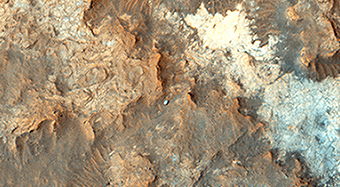 Latest View of Curiosity Rover in Gale Crater