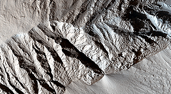 Ridge and Talus in Lycus Sulci