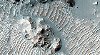 Erosion and Deposition in Schaeberle Crater