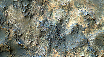 Bedrock North of Terby Crater