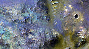 Mars and the Amazing Technicolor Ejecta Blanket