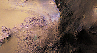  Las colinas de Ganges Chasma 