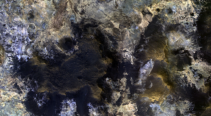 Colorful Mawrth Vallis