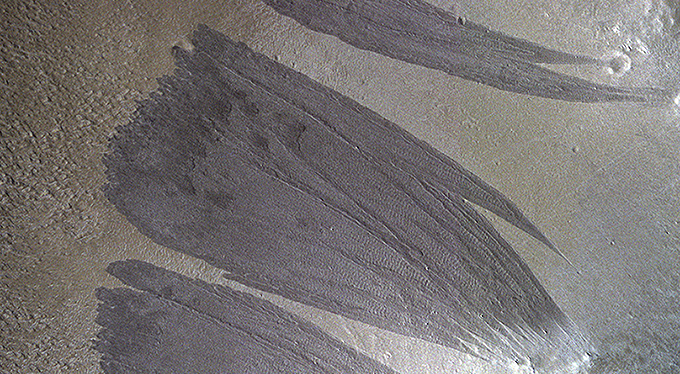 A Martian Dust Avalanche