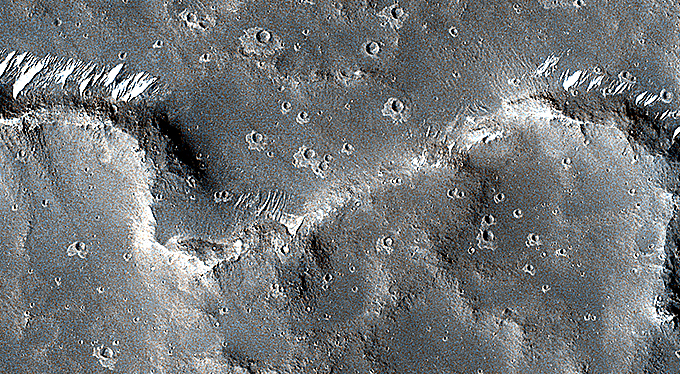 Sinuous Ridges in Elysium Planitia