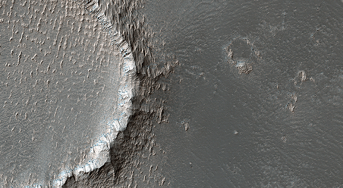 Sculpted Surfaces on the Slopes of Arsia Mons