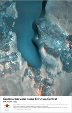 Cratera com Valas numa Estrutura Central
