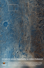 Jornada do veículo Opportunity na cratera Endeavour