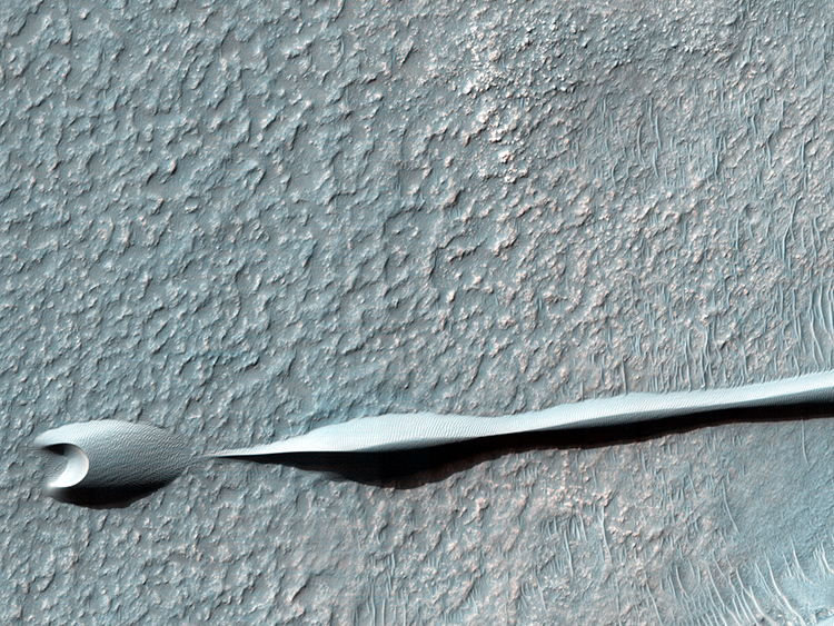 Dunes on the Hills of the Hellas Impact Basin