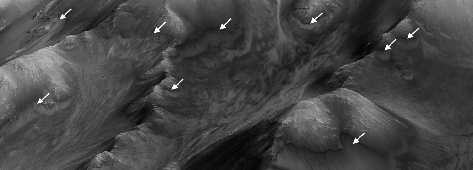 Geologic Context of Recurring Slope Lineae in Melas and Coprates Chasmata, Mars